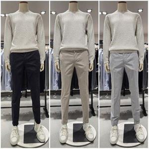 갤러리아_[올젠]25년 SS남성 허리밴딩 면스판 스텐다드핏 치노팬츠ZOF5PP13