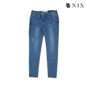 [닉스][닉스]여성 저온스 M톤 워싱 미드라이즈 9부 크롭 스키니_FNKMCDK593P