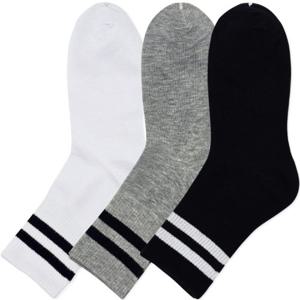 [10켤레] 국내생산 남성 학생 교복 순면양말 투라인 기본