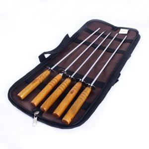 원목바베큐꼬치(1열)-5P 캠핑꼬치