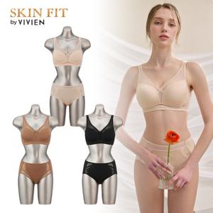 비비안 통기성 좋은 편한브라팬티 노와이어 6종