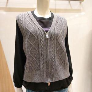 [후라밍고]NC해운대25년도신상 니트베스트조끼 AL4VA07