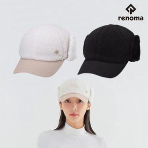 [레노마골프]레노마골프 여성 겨울 방한 귀달이 퍼 캡모자 CN 8813. TA3801238