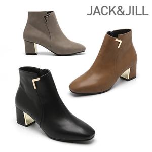 잭앤질 기모안감 엣지골드 앵클부츠(JD0702)