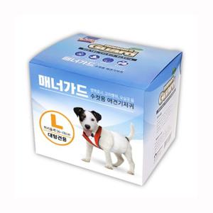 루나 수컷용 애견 기저귀 매너가드 L(대형견용)