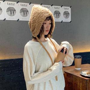 패션아이템 뽀글이 여성 안감퍼 포근 깜찍 턱끈 보넷모자