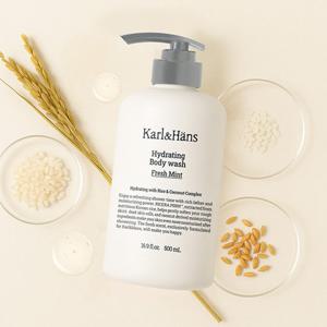 칼앤한스 하이드레이팅 바디워시 500ml (프레시민트, 멜로우코코넛)