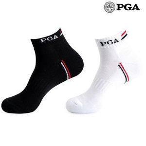 [기타]PGA 남성 캐주얼 골프 양말 압박 쿠션 이중바닥 스니커즈 5족세트