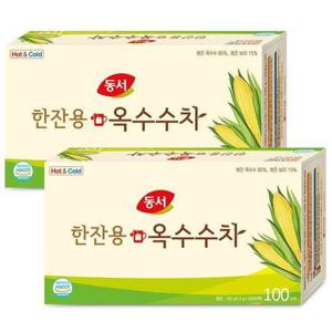 갤러리아_동서 한잔용 옥수수차 100Tx2개