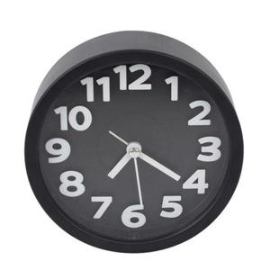 글씨큰 조용한 심플 저소음 원형 탁상 알람 시계(W8B27C0)