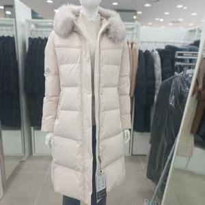 [프렐린]RJJ244040  폭스퍼 오리털 롱패딩_IC