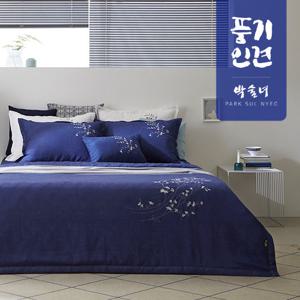 [슈퍼싱글]프리미엄 국내산100% 풍기인견  박술녀 자수 침구세트