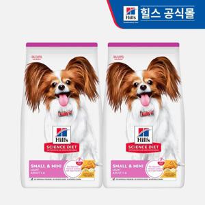 힐스 강아지사료 어덜트 스몰&미니 라이트 1.5kg x 2개_10330HG