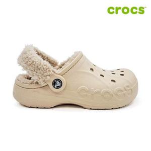 [크록스]바야 라인드 퍼즈 스트랩 공용 털샌들  206633-11S