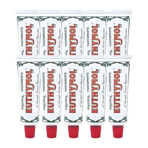 [ EUTHYMOL ] 유시몰 오리지널 핑크 치약 대용량 120g 10개