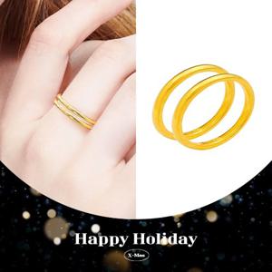 [골드피아] 24K 순금 심플 쌍 가락지