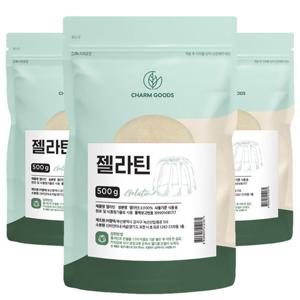 [참굿즈] 젤라틴 분말 가루 500g 3팩