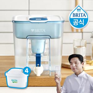 브리타 정수기 플로우 8.2L + 총필터 4입