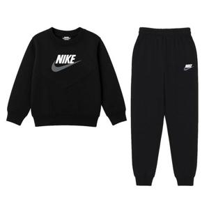나이키 NSW 크루 여성 키즈 아동 트레이닝복세트 츄리닝 러닝복 블랙 FD3090-010