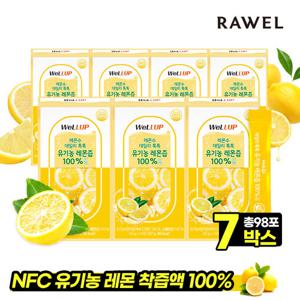 로엘 웰업 NFC 유기농 레몬즙 100% 7박스, (20g x 총 98포) / 레몬수