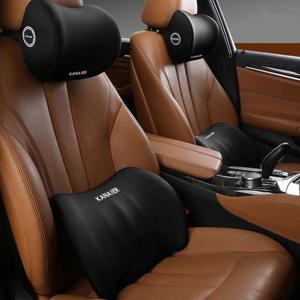 에코벨 차량용 목쿠션 헤드 등쿠션세트/자동차등받이 허리 목