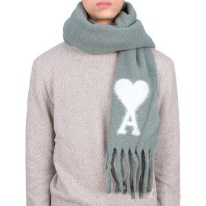 [아미] 빅하트 로고 오버사이즈 머플러 (USF422 054 4013)