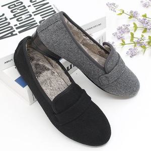 방한화 겨울신발 털신발 데일리 플랫 슈즈 단화 여성 겨울