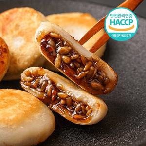 [푸드맛남] 부산 씨앗호떡(해바라기씨) 60g x 30개(총6팩/1팩당 5개)