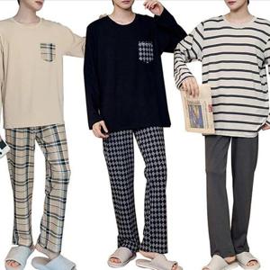 [굿스맨][상하세트] 남성 데일리 편한잠옷 긴팔+긴바지 홈웨어세트 3컬러