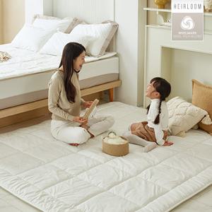 [Q 양모토퍼]호주산 메리노울100%  양모 볼륨토퍼1장