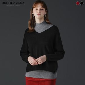 보니알렉스(BONNIE ALEX) 롤리 레이어드 더블 니트 (택가격:99000원)