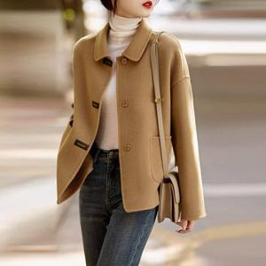 ★기간한정세일★[무드무드] 슬로디 모직 옆트임 하프코트