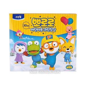 크린? 뽀로로 어린이용 크린장갑 30매입 일회용비닐 (W08221F)