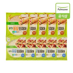 [풀무원] 또띠아 2종(우유/통밀) 10봉 혼합구성