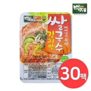 갤러리아_[백제] 김치맛 쌀국수 92g x 30팩 세트