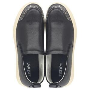 [지센]여성 핫픽스 슬립온 LAASNA03_BK