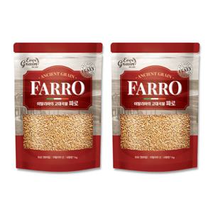 에버그레인 파로 엠머밀 이탈리아 고대곡물 1kg 2봉