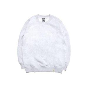 [유니어패럴][베스트/남녀공용] 베이직 기모 맨투맨 화이트메란지