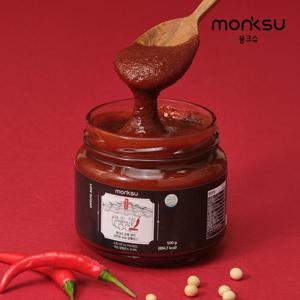[몽크슈] 저당 무설탕 알룰로스 순창 전통 고추장 500g