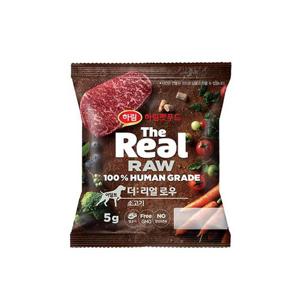 [하림펫푸드] 더리얼로우 소고기 어덜트 5g