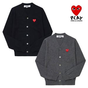 꼼데가르송 브이넥 와펜가디건 남성용