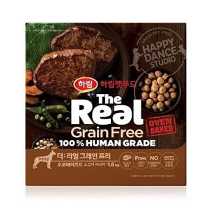 [하림펫푸드] 더리얼 그레인프리 오븐베이크드 소고기 시니어 1.6kg(유통기한:26.02.26)