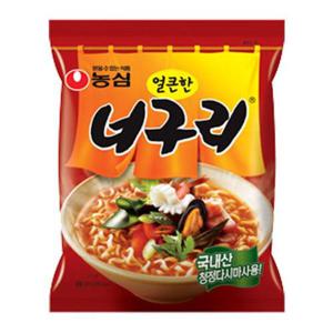 농심 얼큰한 너구리 120g X 40봉