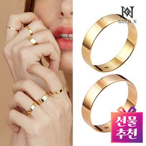 골드앤  18K 평 4.4mm 반지