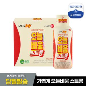 [종근당건강] 맛있게 빠른 건강음료 락토조이 오늘비움 스트롱 1박스(6입)