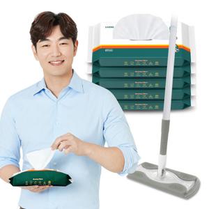 밀대걸레, 물걸레청소포 세트 손쉬운 먼지 청소 정전기 청소포 세트