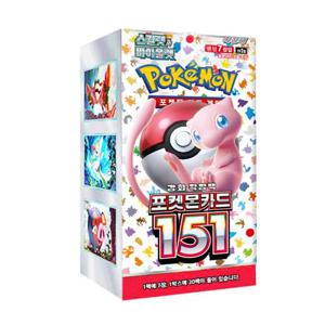 포켓몬카드 151 박스 강화 확장팩 20팩 140장