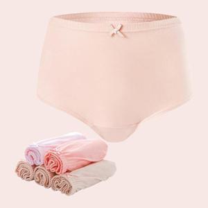 [기타브랜드]여성 면팬티 순면 맥시 엄마 부인용 삼각 팬티 선물 세트 5매입