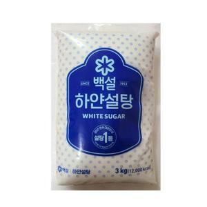 CJ제일제당 백설 하얀설탕 3kg x2개