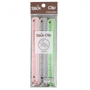 봉투 밀폐클립 집게 특대 3P 봉지클립 밀봉